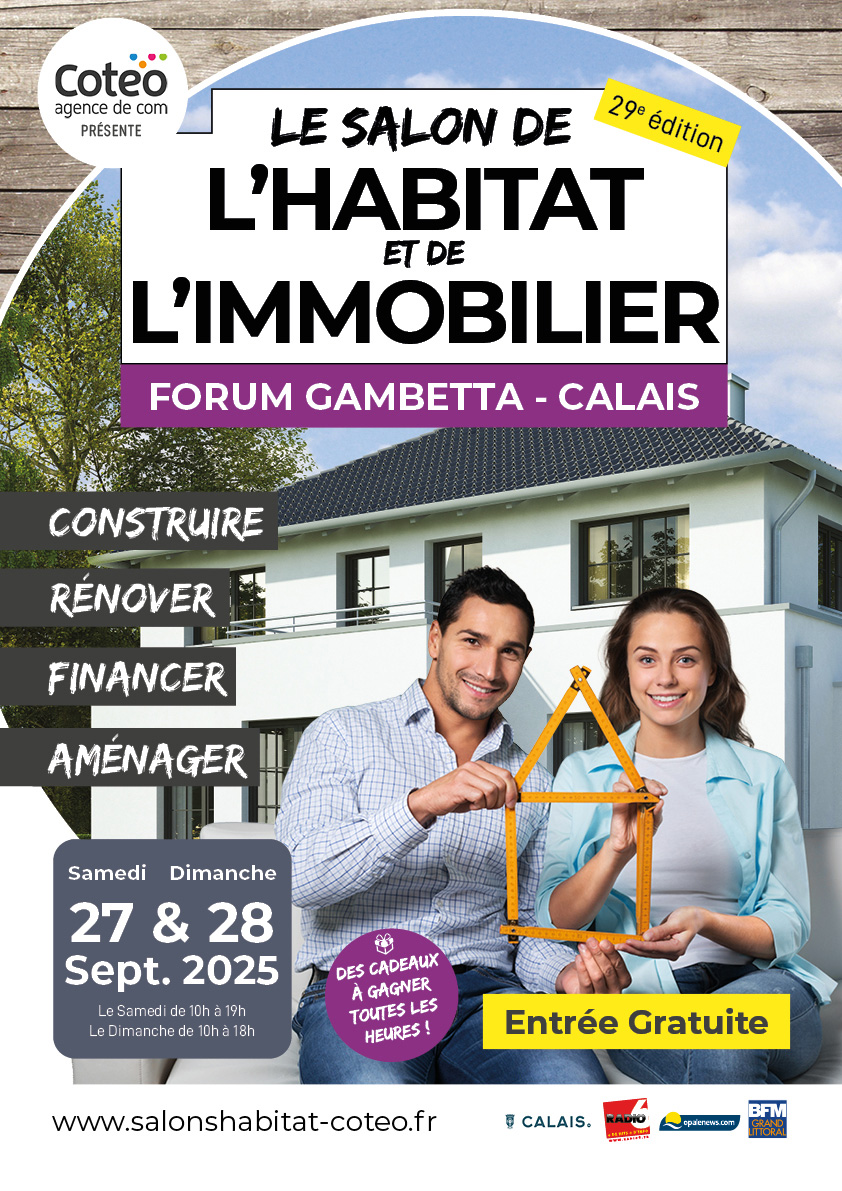 Affiche du Salon de l'Habitat de Calais