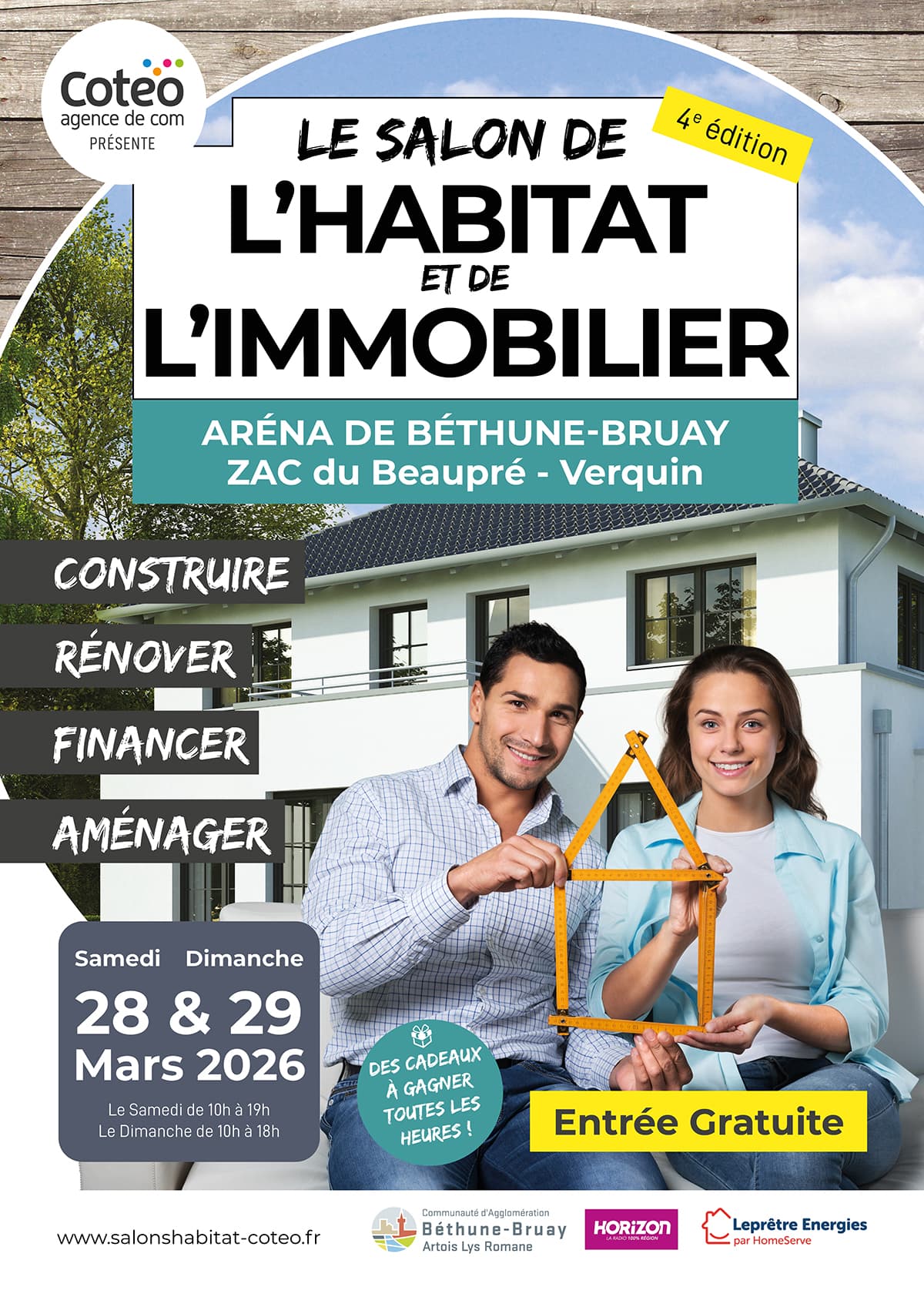 Affiche du Salon de l'Habitat de Béthune