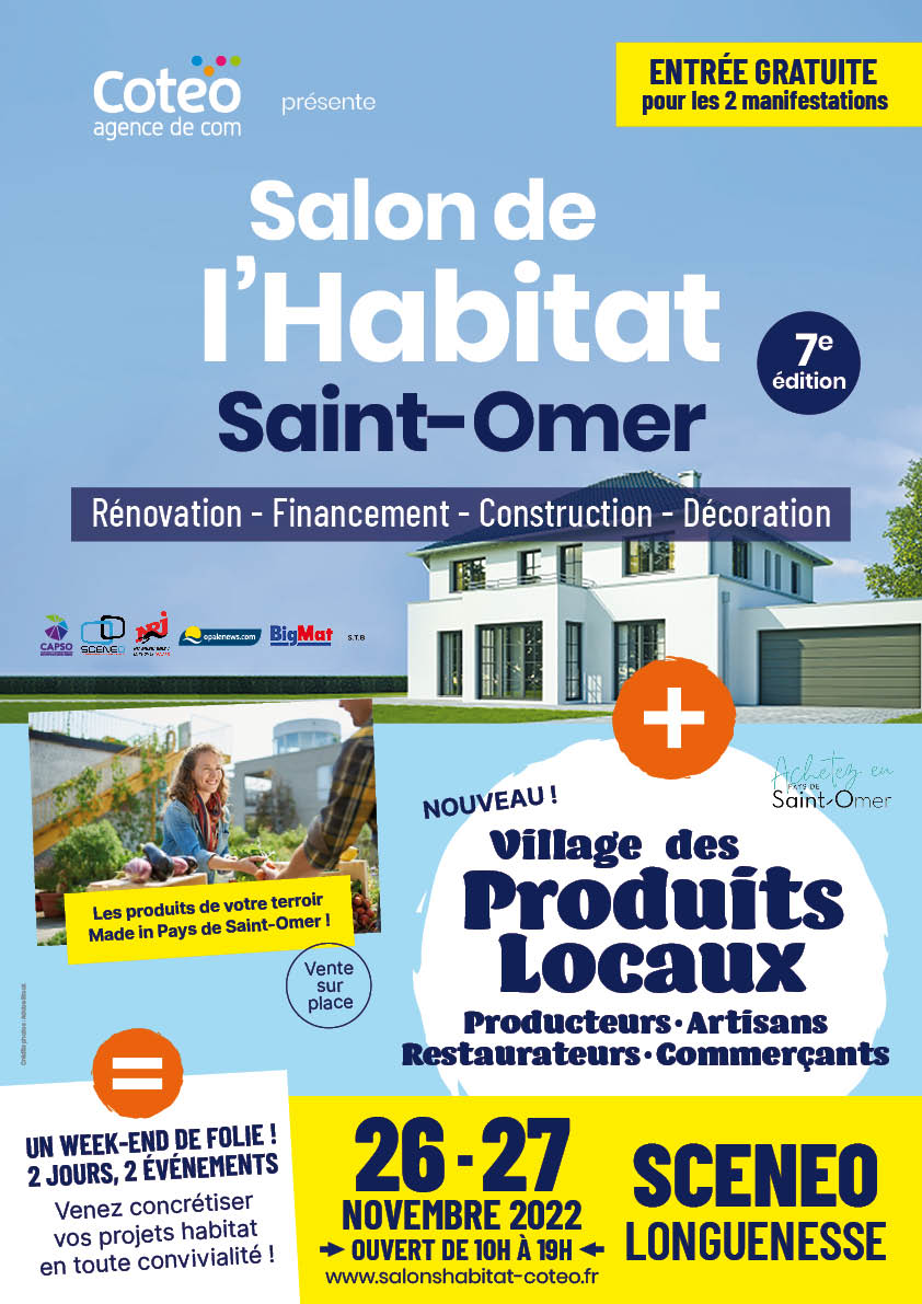 Affiche du Salon de l'Habitat de Saint-Omer