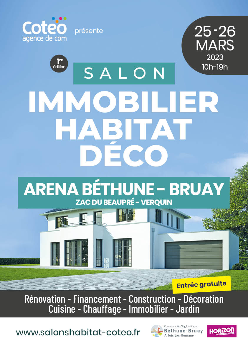Affiche du Salon de l'Habitat de Béthune