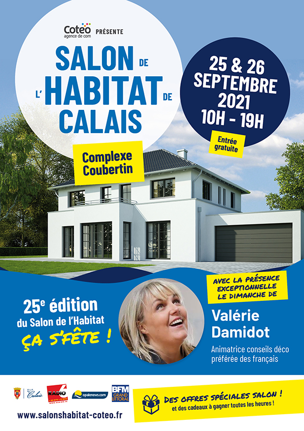 Affiche du Salon de l'Habitat de Calais