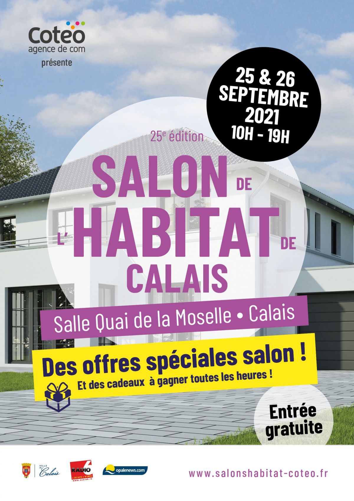 Affiche du Salon de l'Habitat de Calais