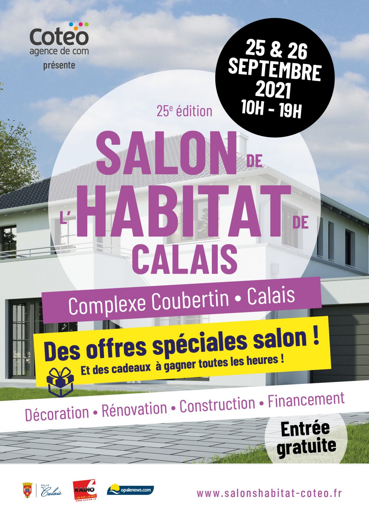 Affiche du Salon de l'Habitat de Calais